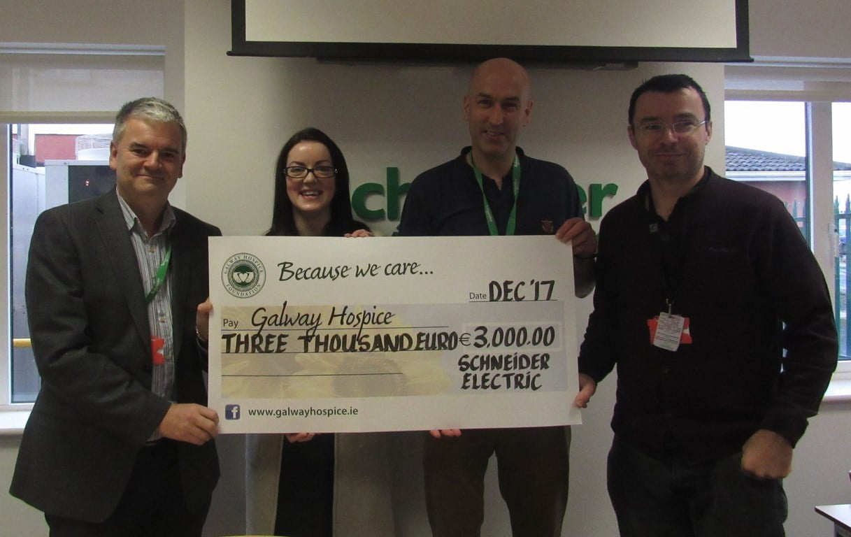 Management and staff at Schneider Electric remember their colleague and