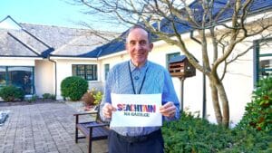 Tim - Seachtain na Gaeilge at Galway Hospice